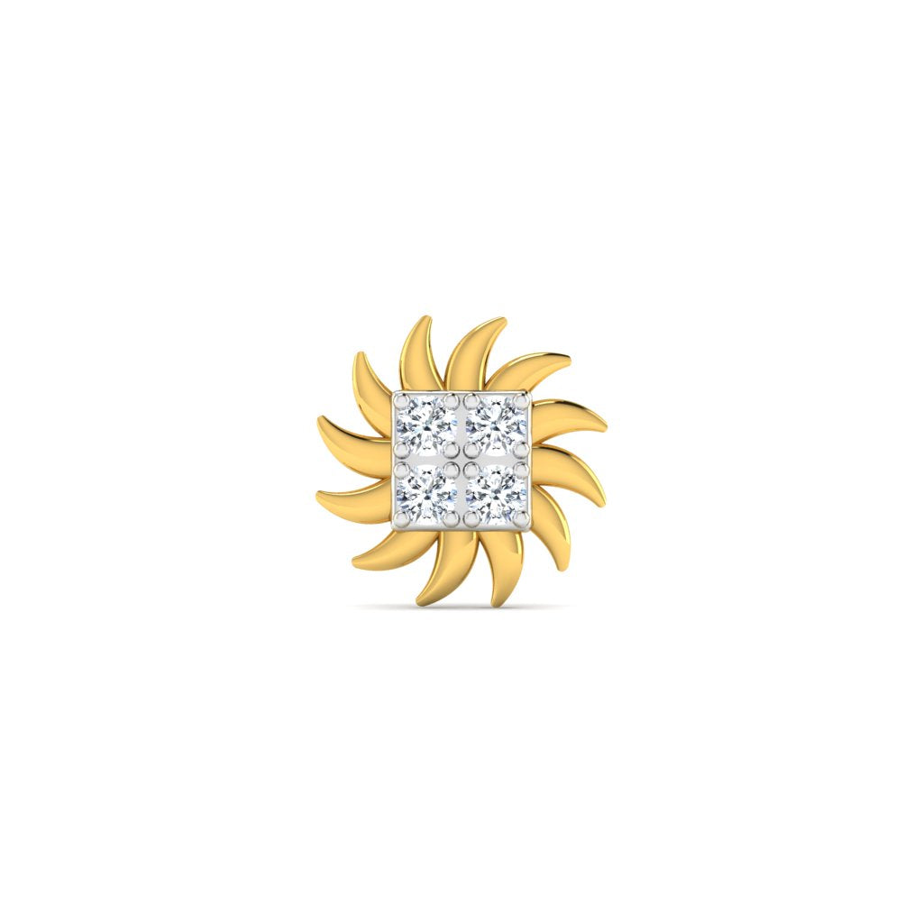 Surya Diamond Nose Pin lordsjewels