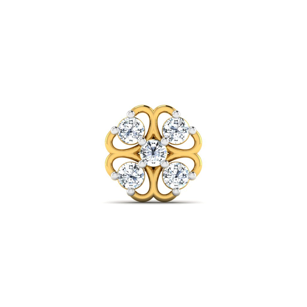 Chakra Diamond Nose Pin lordsjewels