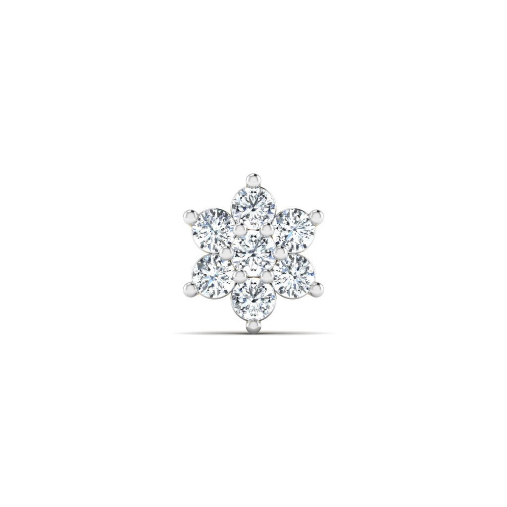 Star of Bethlehem Diamond Nose Pin
