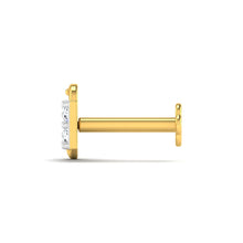 Golden Duck Diamond Nose Pin lordsjewels