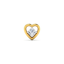Winter Heart Diamond Nose Pin lordsjewels