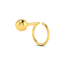 Classical 22KT Gold Nose Pin lordsjewels