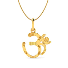 Om Gold Pendant lordsjewels
