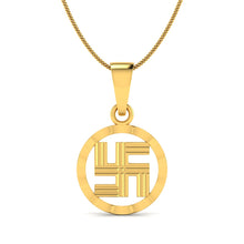 Swastik Gold Pendant lordsjewels