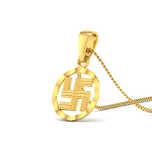 Swastik Gold Pendant lordsjewels