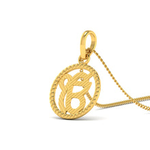 Ek Omkar Gold Pendant lordsjewels