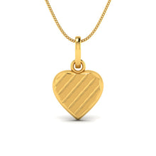 Heart shaped 22KT pendant lordsjewels