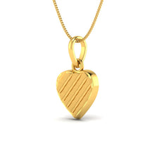 Heart shaped 22KT pendant lordsjewels