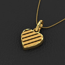 Heart shaped 22KT pendant lordsjewels