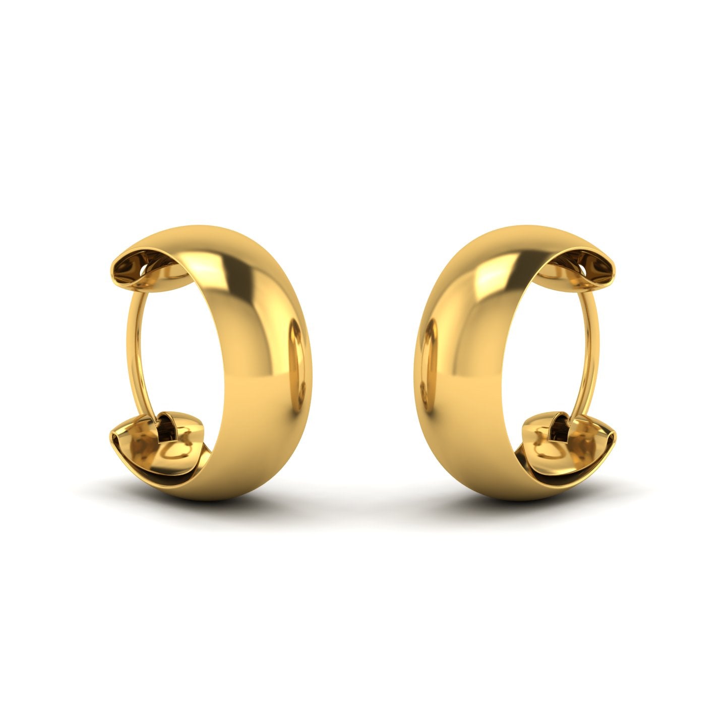 22K Gold Earrings with a Modern Design for a Sophisticated and
