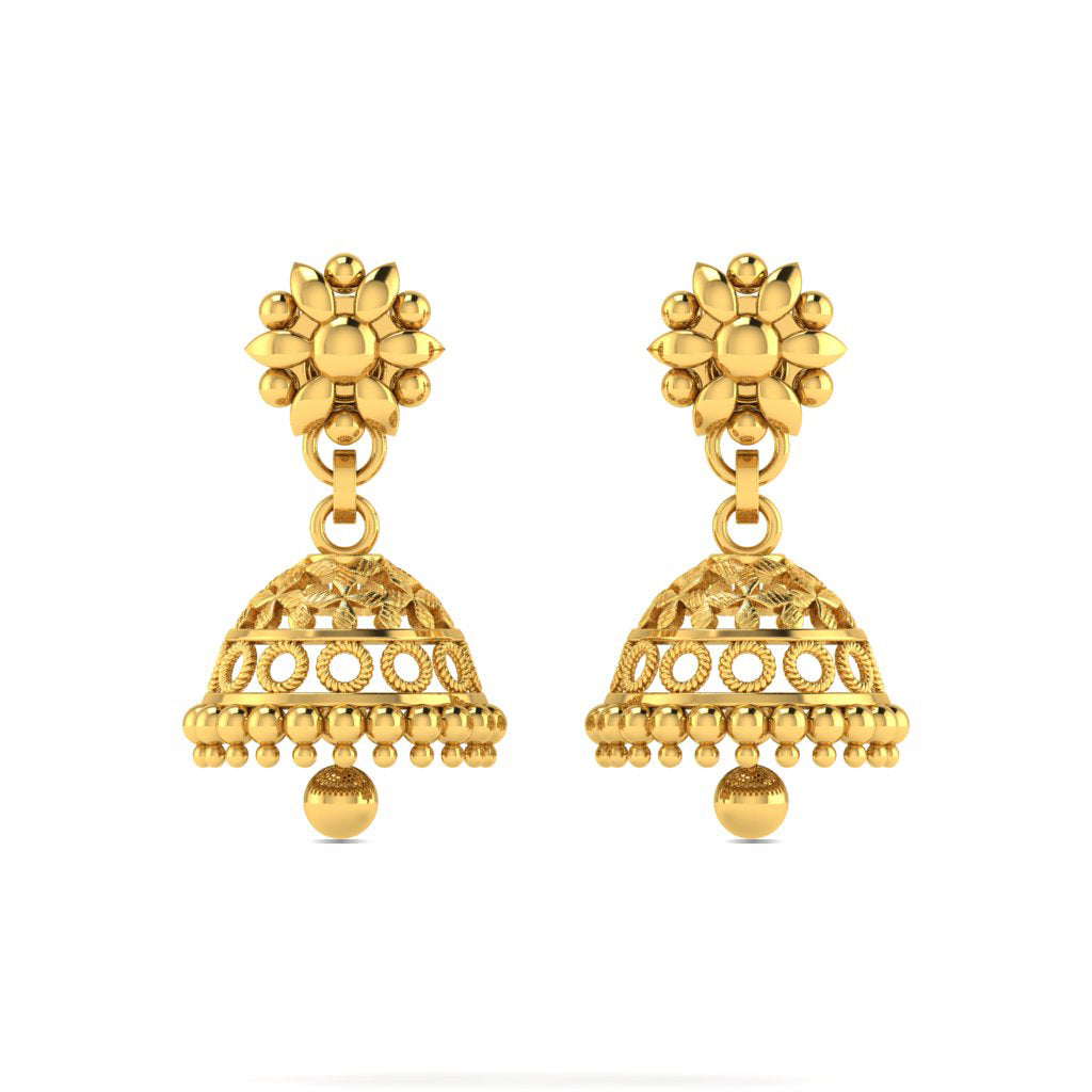 Paisley Gold Earring lordsjewels