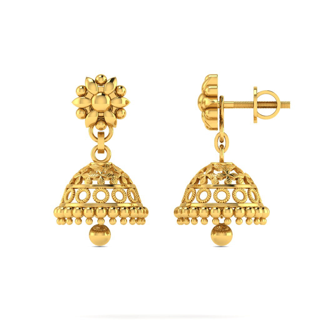 Paisley Gold Earring lordsjewels