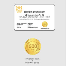 Gold Coin 0.500mg lordsjewels