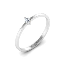 Single Stone Diamond Ring lordsjewels