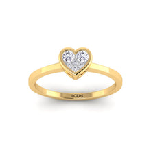 Diamond Heart Cluster ring lordsjewels