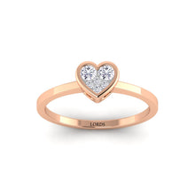Diamond Heart Cluster ring lordsjewels