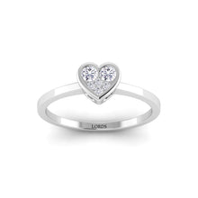 Diamond Heart Cluster ring lordsjewels