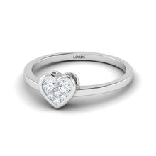 Diamond Heart Cluster ring lordsjewels
