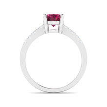 Ruby Cluster Diamond Ring lordsjewels