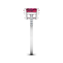 Ruby Cluster Diamond Ring lordsjewels