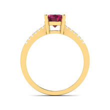 Ruby Cluster Diamond Ring lordsjewels