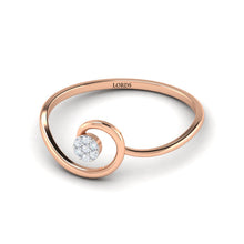 Curly Glitter Diamond Ring lordsjewels