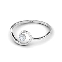 Curly Glitter Diamond Ring lordsjewels