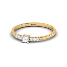 Firkant Stone Diamond Ring lordsjewels