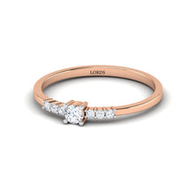 Firkant Stone Diamond Ring lordsjewels