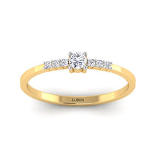 Firkant Stone Diamond Ring lordsjewels