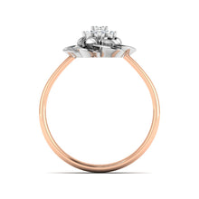 Diamond Studded Flower Ring lordsjewels