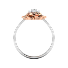Diamond Studded Flower Ring lordsjewels