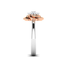 Diamond Studded Flower Ring lordsjewels