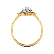 Diamond Studded Flower Ring lordsjewels