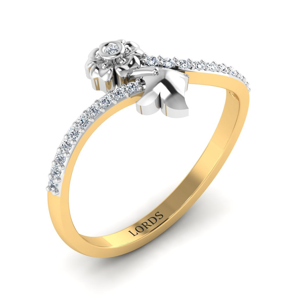 Ace Flower Diamond Ring