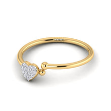 Single Heart Diamond Ring lordsjewels