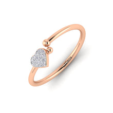 Single Heart Diamond Ring lordsjewels