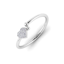 Single Heart Diamond Ring lordsjewels