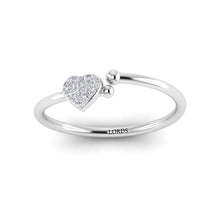 Single Heart Diamond Ring lordsjewels