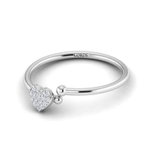 Single Heart Diamond Ring lordsjewels