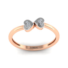 Duo Heart Diamond Ring lordsjewels
