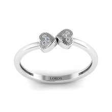 Duo Heart Diamond Ring lordsjewels