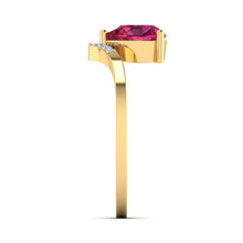 Ruby Drop Diamond Ring lordsjewels