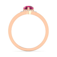 Ruby Drop Diamond Ring lordsjewels