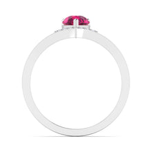 Ruby Drop Diamond Ring lordsjewels