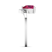 Ruby Drop Diamond Ring lordsjewels