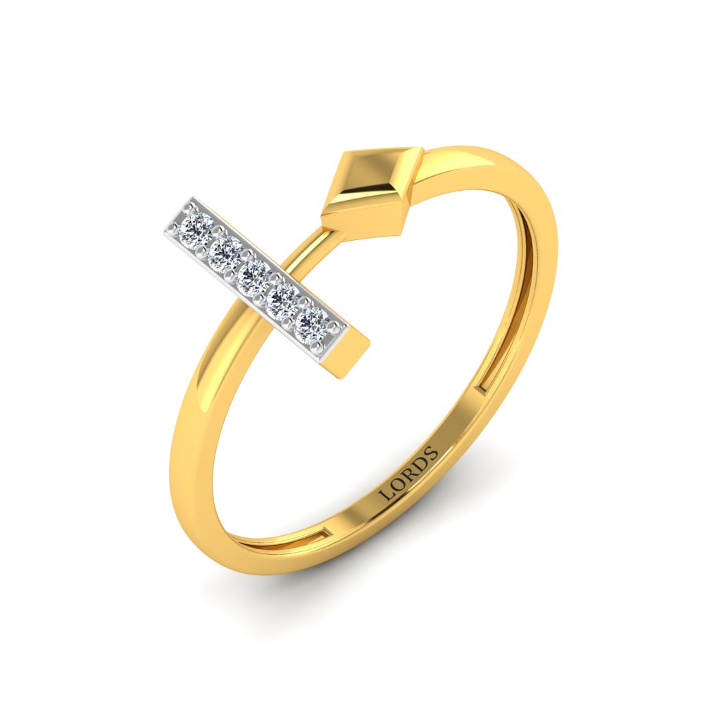 Bliss of Cross Diamond Ring