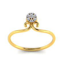 Consistent Flower Diamond Ring lordsjewels