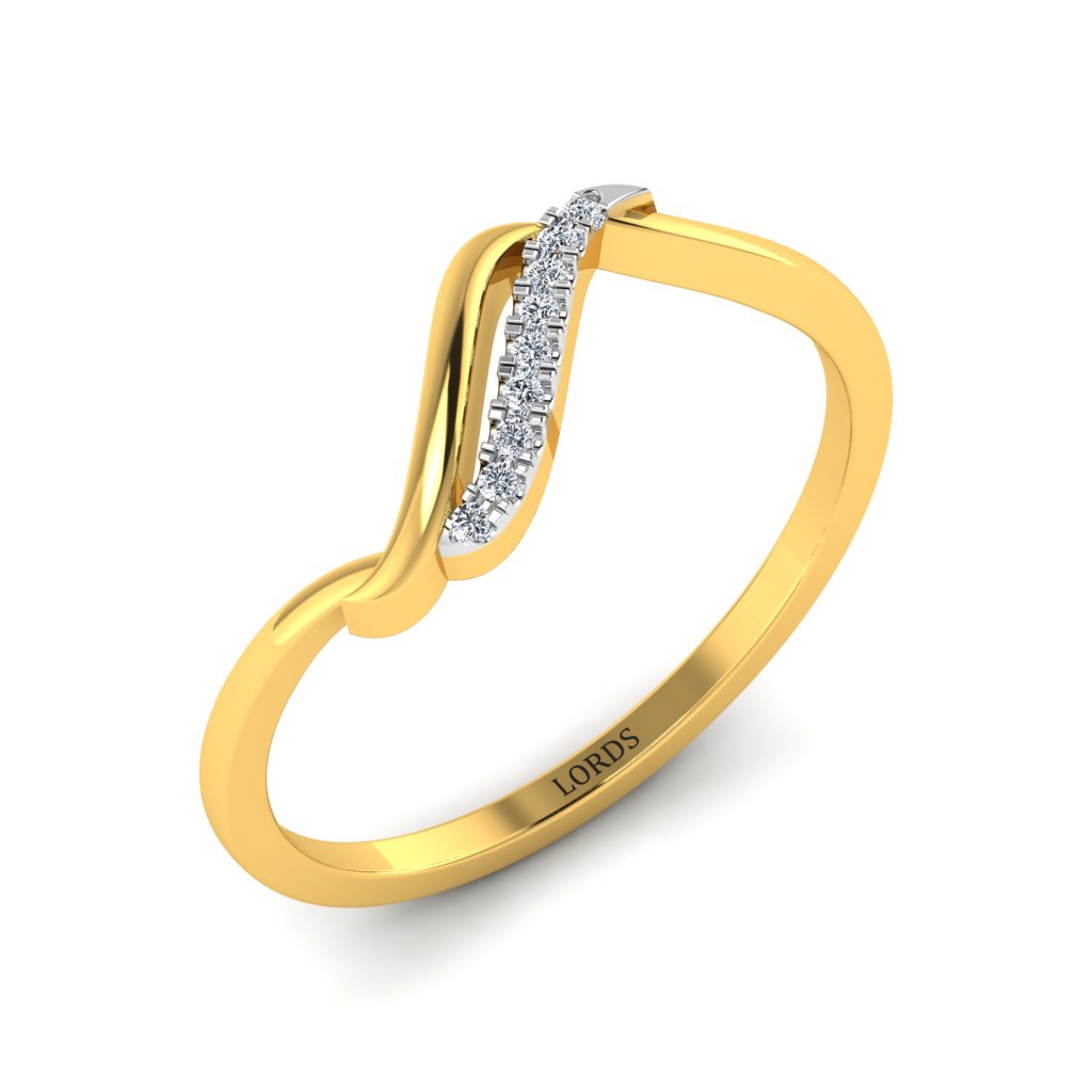 Rising Flame Diamond Ring