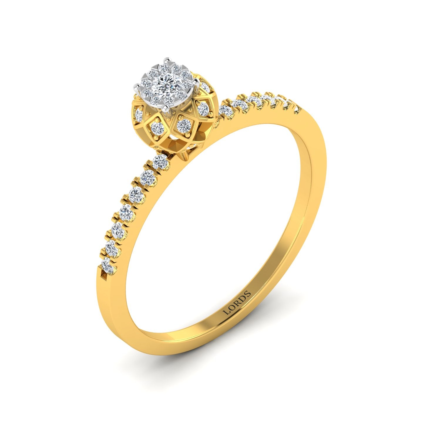Lunar Love Diamond Ring